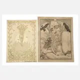 Fidus, Paar Graphiken, 1914