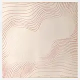Günther Uecker, "Welle", Siebdruck in Pink