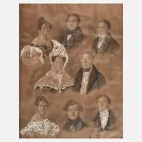 Robert Pabst, Portraitstudien, 1836
