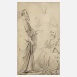 Moritz Pläschke, Figurenstudie, Bleistift auf Papier