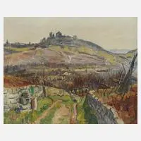 Emil Paul Börner, Das Weinberghaus auf dem Kapellenberg, 1888, Öl auf Leinwand