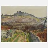 Emil Paul Börner, Das Weinberghaus auf dem Kapellenberg, 1888, Öl auf Leinwand