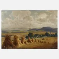 Paul Ehrenberg, "Erntezeit", 1942, Öl auf Leinwand
