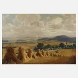Paul Ehrenberg, "Erntezeit", 1942, Öl auf Leinwand