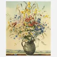 Kurt Geipel, Sommertag, Aquarell und Deckweiß