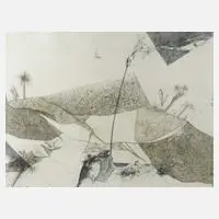 Thomas Ranft, "Grasbergtalgras", Radierung