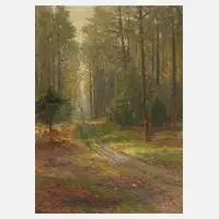 Hanns Taeger, "Morgensonne", Öl auf Leinwand