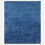 Wolfgang E. Biedermann, Blaue Komposition, Mischtechnik