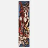 Rolf Kuhrt, "Folie 2", Öl auf Sperrholzplatte