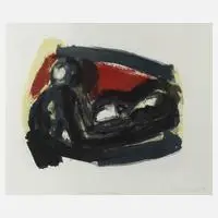 Steffen Volmer, "Haltung, Handeln", Farblithographie auf Bütten