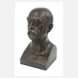 August Bauer, Büste Bismarck, Bronze