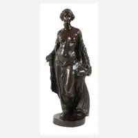 Ludwig Vordermayer, weiblicher Akt, 1913, Bronze