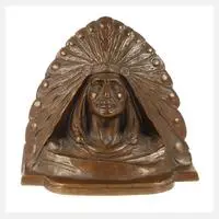 Joza Krupka, Indianerhäuptling, Bronze