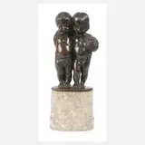 Adolf Gustav Daumiller, Blumengrüße, Bronze