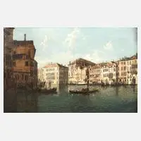 William Callow, Am Canal Grande in Venedig, Aquarell