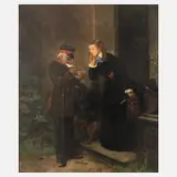 Fritz Sonderland, Der Briefbote, Öl auf Leinwand