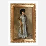 Theodor Wedepohl, Damenbildnis, Öl auf Leinwand