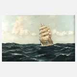 Geo Fürst, Segelschiff, Öl auf Leinwand
