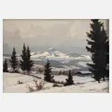 Hans Geringer, "Kitzbüchelerhorn", 1926, Öl auf Leinwand