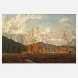 Erwin Kettemann, "Herbsttag bei Seefeld/Tirol ...", Öl auf Leinwand