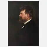 Karl Pommerhanz, Herrenportrait, 1911, Öl auf Leinwand