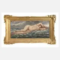 Georg Schilling, "Die Welle" nach Cabanel, Öl auf Leinwand