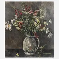 Immanuel Meyer-Pyritz, Blumenstillleben, 1946, Öl auf Karton