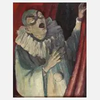 Georg Batscheider, "Bajazzo", Öl auf Leinwand