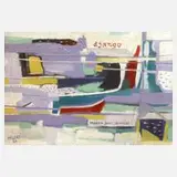 Ahlers, "django – modern jazz quartet", Öl auf Leinwand