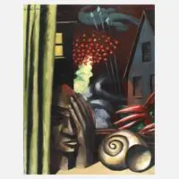 Georg C. Wirnharter, Silvesternacht, Öl auf Leinwand und Keilrahmen