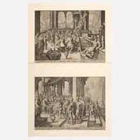 Jaques de Gheyn, Paar Allegorien, 1588, Kupferstiche