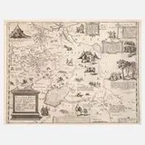 Abraham Ortelius, Karte Russland, Kupferstich