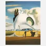 Salvador Dalí, Atavistische Ruinen nach dem Regen, Ölgemälde