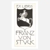 Eigenexlibris by Franz von Stuck, sold Nov 2025