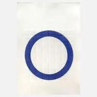 Lore Bert, Blauer Kreis, 1997, Siebdruck