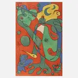 Joan Miró, aus "Ubu Roi", Farblithographie auf leichtem Karton