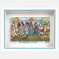 James Rizzi, "Running is Fun", 2010