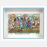 James Rizzi, "Running is Fun", 2010