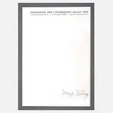 Joseph Beuys, "Fettbrief"