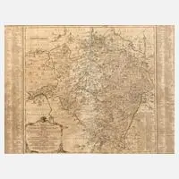 Peter Schenk der Jüngere, Vogtlandkarte, 1758, Kupferstich