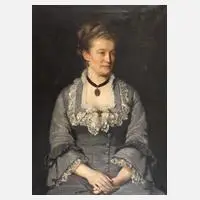 Leon Pohle, Königin Carola von Sachsen, Holzstich