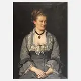 Leon Pohle, Königin Carola von Sachsen, Holzstich