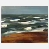 Karl Kröner, »Brandung II«, 1927, Öl auf Leinwand