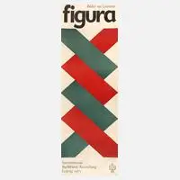 Hermann Glöckner, "Figura", Farbsiebdruck auf leichtem Karton