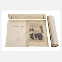 Frank Ruddigkeit, "Groteske Köpfe...", Siebdrucke auf grobem Japanpapier nach Skizzenbuchzeichnungen des Künstlers aus verschiedenen Jahrzehnten sowie Titelblatt bezeichnet "A