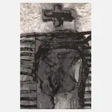 Michael Morgner, Abstraktion, Tusche auf Bütten