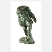 Gustinus Ambrosi, alter Mann, 1910, Bronze