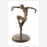 Astrid Begas, Tänzerin Art déco, Bronze