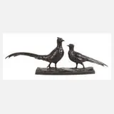 Else Fürst, Fasananpaar, Bronze