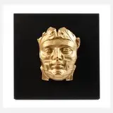 Ernst Fuchs, Maske Nr. 2 "Inkognito", bronzevergoldet
